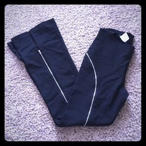 🛍Rare Sirens Black Zippered Leg Pants Sz L